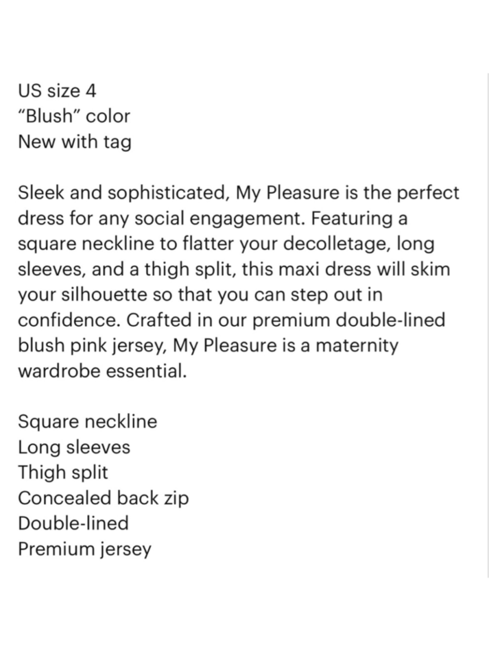 Club London New! Blush Maternity Pregnancy Maxi Dress - Picture 11 of 11